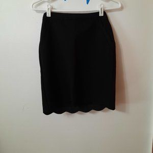 Berenice Scallop Hem Skirt